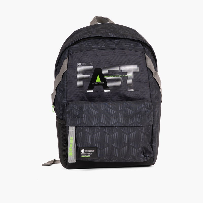 PAUSE Printed 18-Inch Backpack for Boys - Image 1
